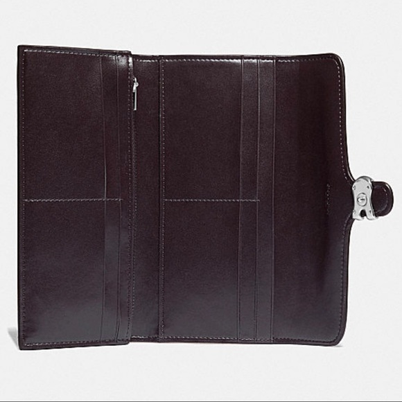 NWT COACH Tabby Long Wallet - Taupe - Picture 2 of 12